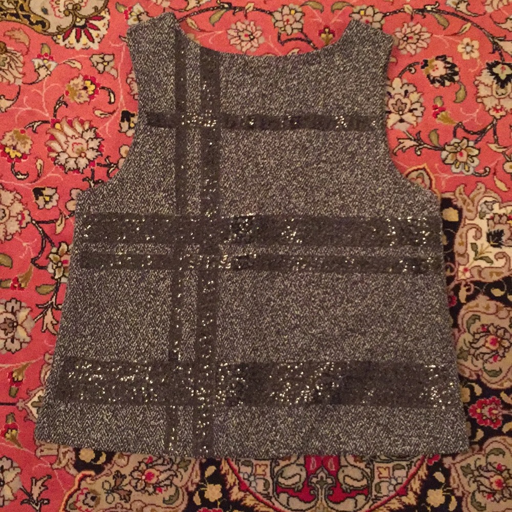 Banana Republic Sequin herringbone tank - Picture 5 of 7